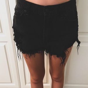 Black shorts